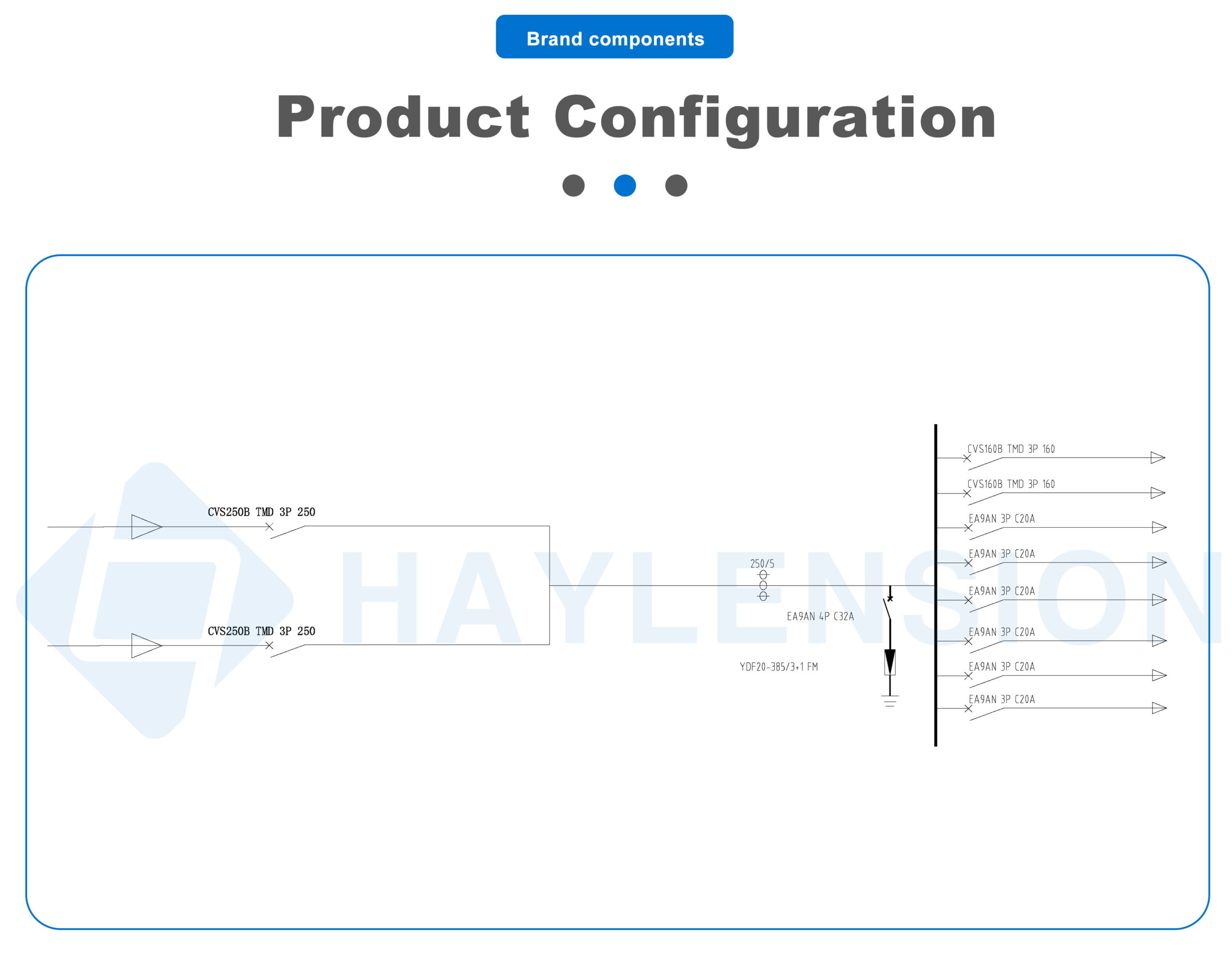 ups output distribution cabinet