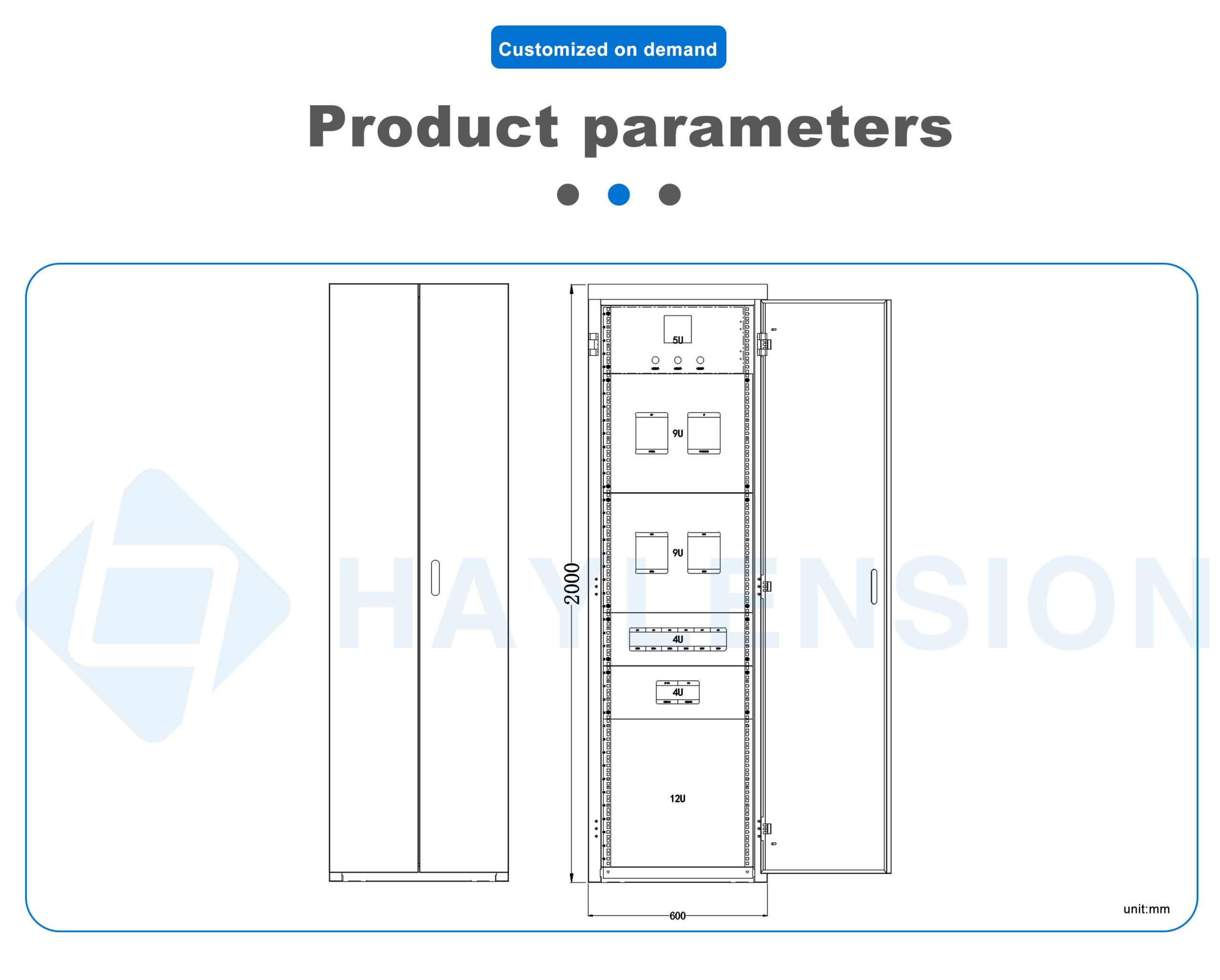 ups output distribution cabinet
