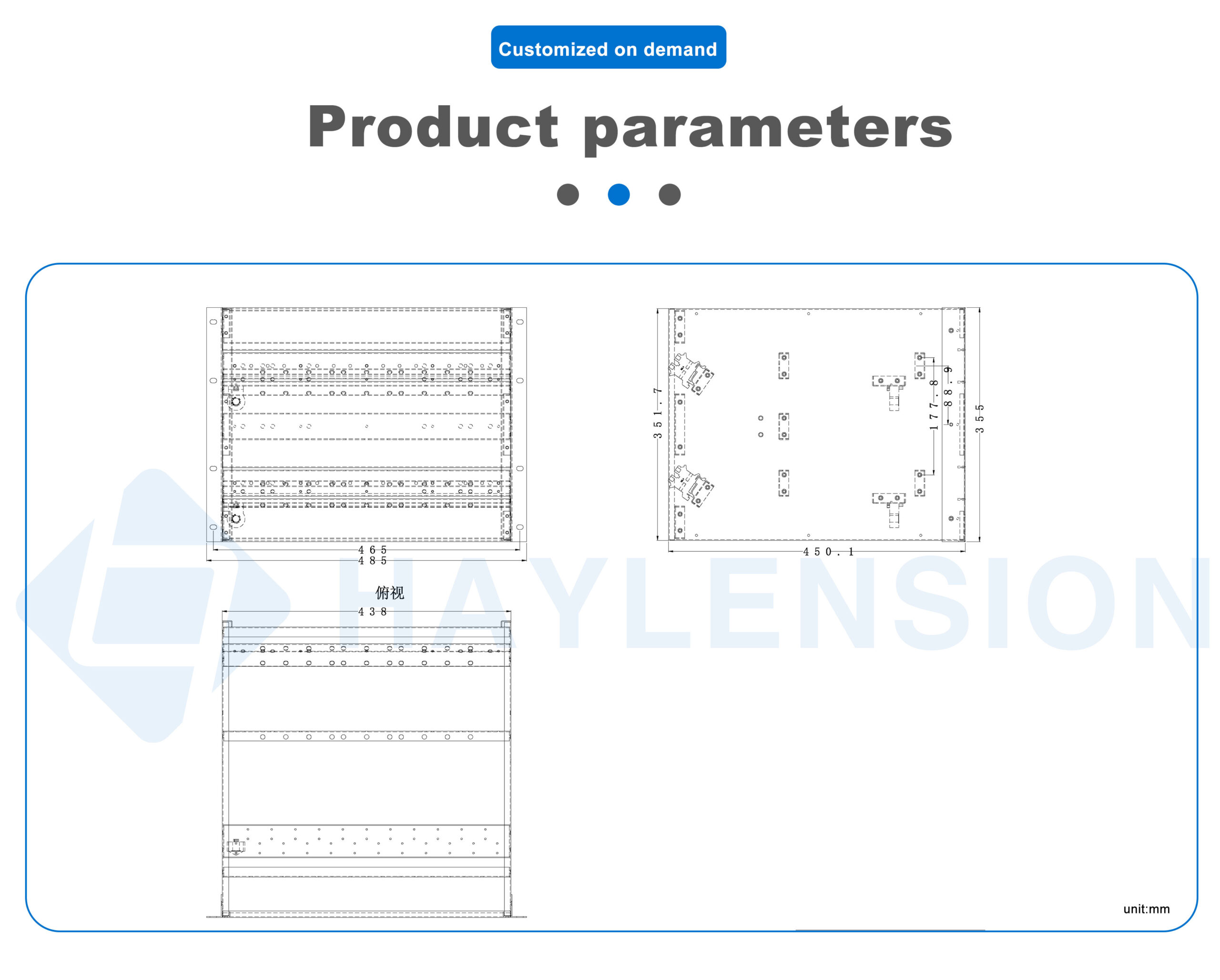8u rack mounted power distribution unit