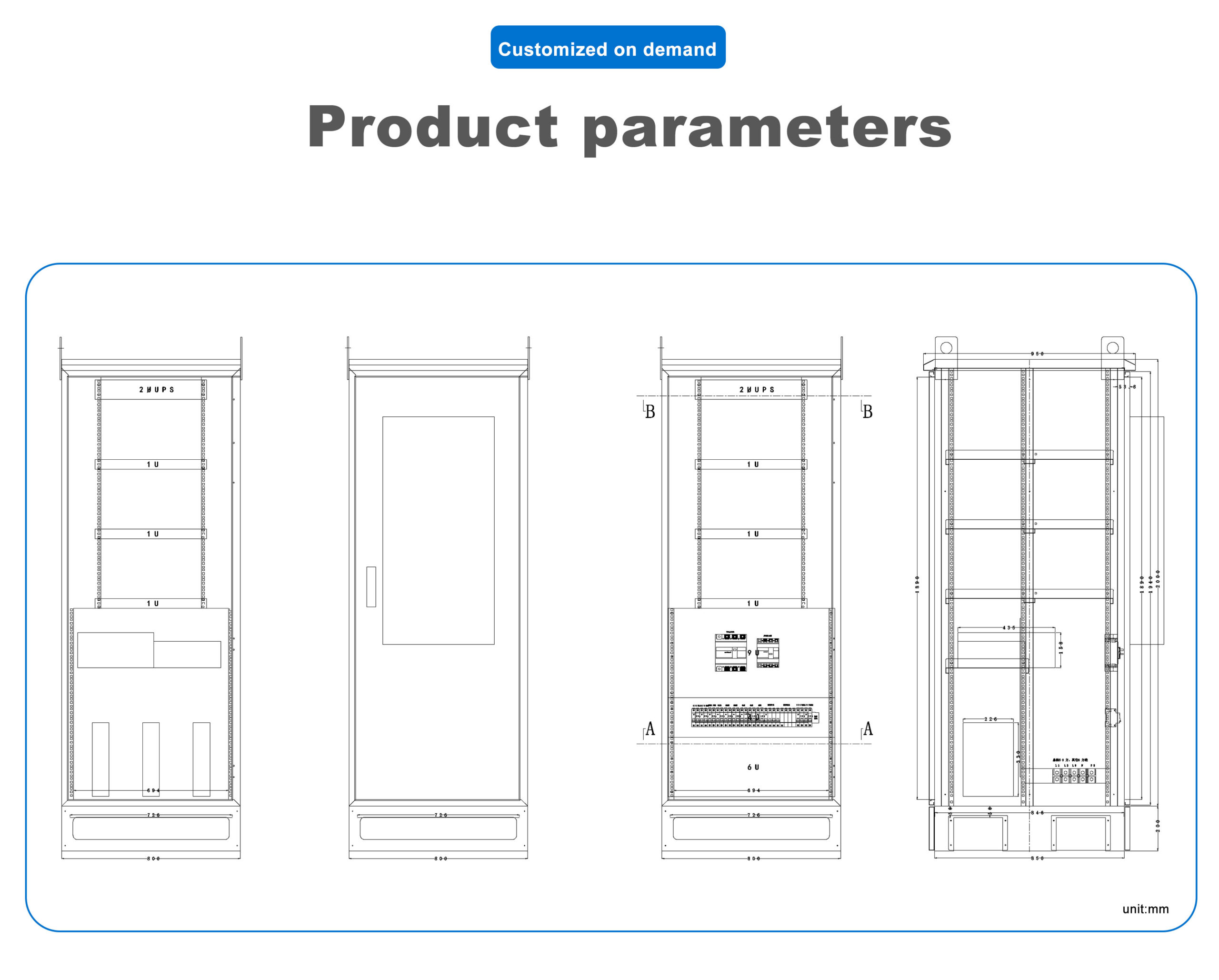 outdoor integrated cabinet